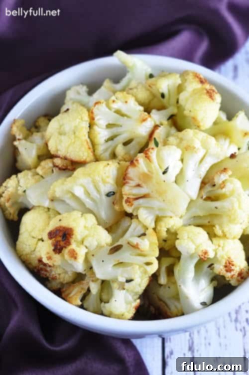 Parmesan Roasted Cauliflower Recipe