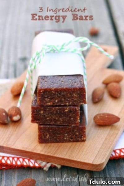 3 Ingredient No-Bake Energy Bars (Larabar Copycat)