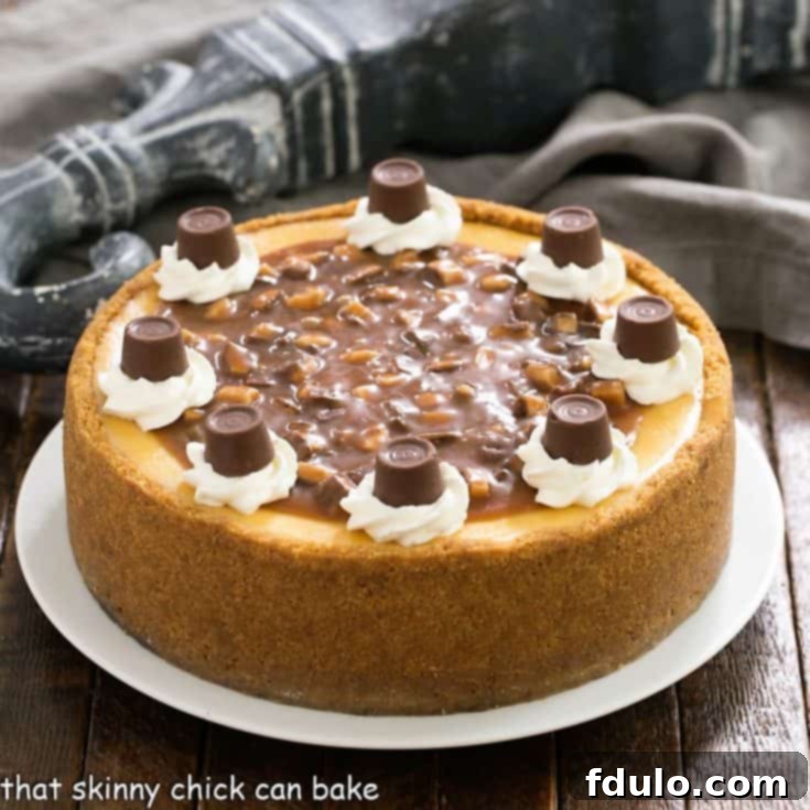 Whole caramel cheesecake with caamel topping