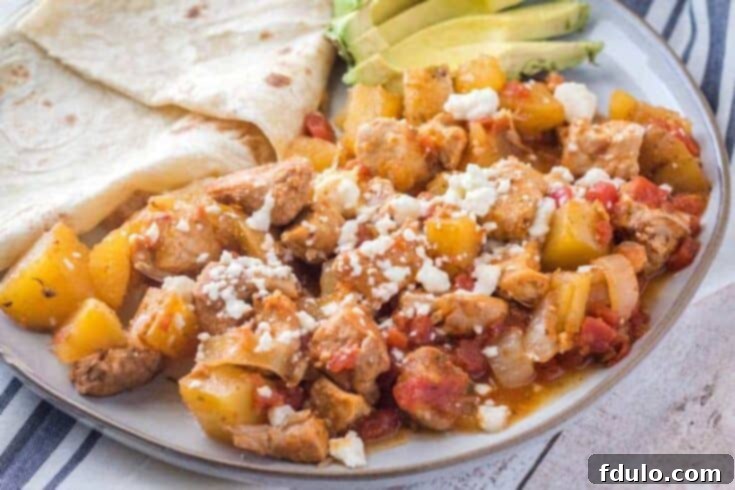 Slow Cooker Pork Tinga - Mexican Pork Stew