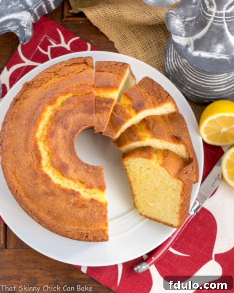 Greek Lemon Bundt Cake - A double dose of lemon plus Greek yogurt make for a lovely cake! Greek Lemon Bundt Cake - a dreamy citrus cake with a moist, tender crumb!