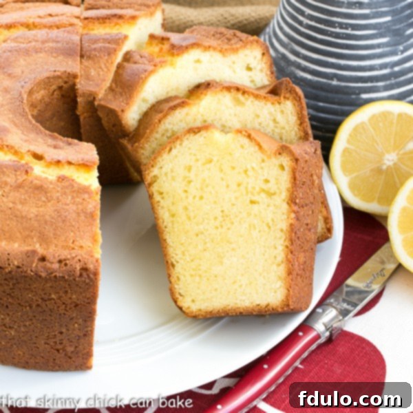 Greek Lemon Bundt Cake - A double dose of lemon plus Greek yogurt make for a lovely cake! Greek Lemon Cake | A double dose of lemon plus Greek yogurt make for a lovely cake!