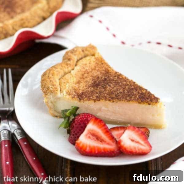Hoosier Sugar Cream Pie -A classic dessert in Indiana made with sugar, cream and vanilla!