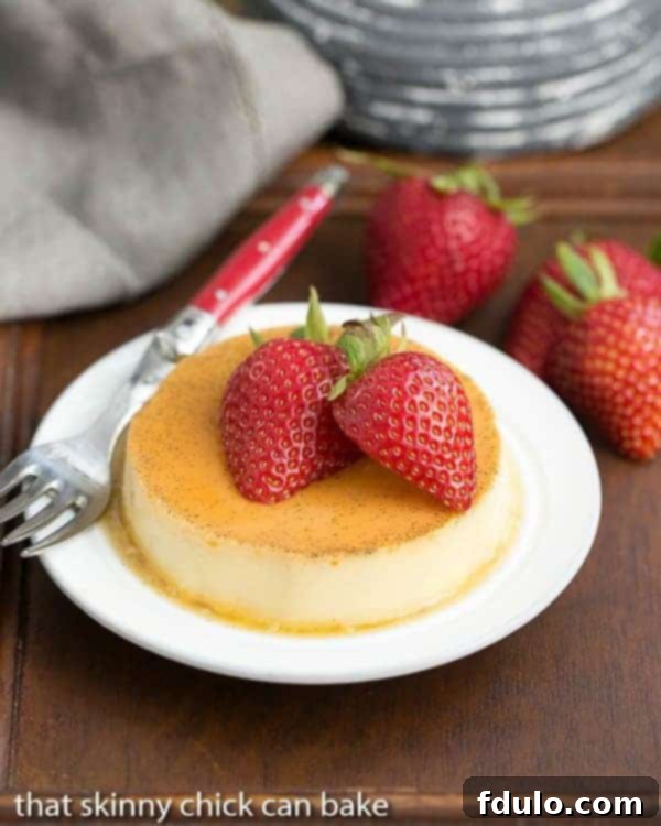 Petite Vanilla Cremes 3 Mini Vanilla Flans