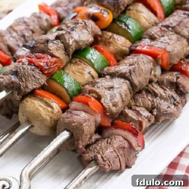 Teriyaki Beef Kabobs
