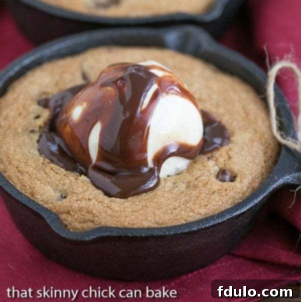 Skillet Chocolate Chip Cookie