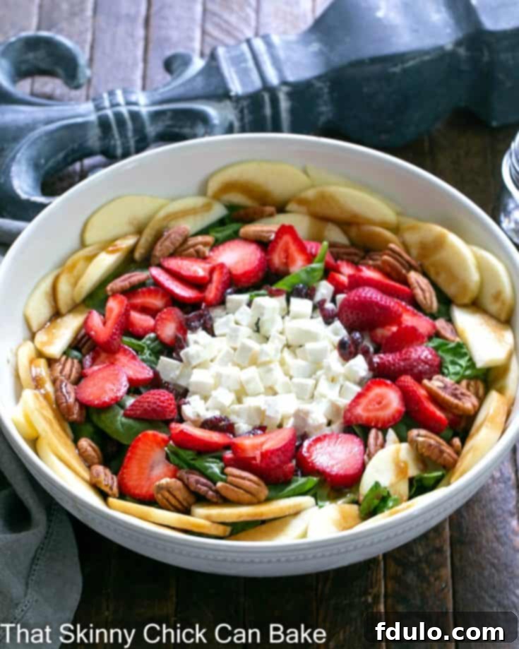 Strawberry Spinach Salad with Feta Recipe