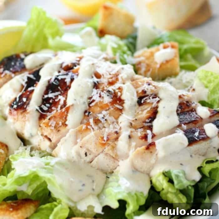 Grilled Chicken Caesar Salad