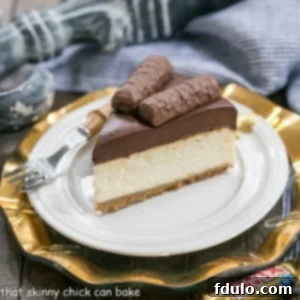 Chocolate Caramel Twix Cheesecake Recipe
