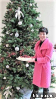 Author Liz Berg at a faculty luncheon