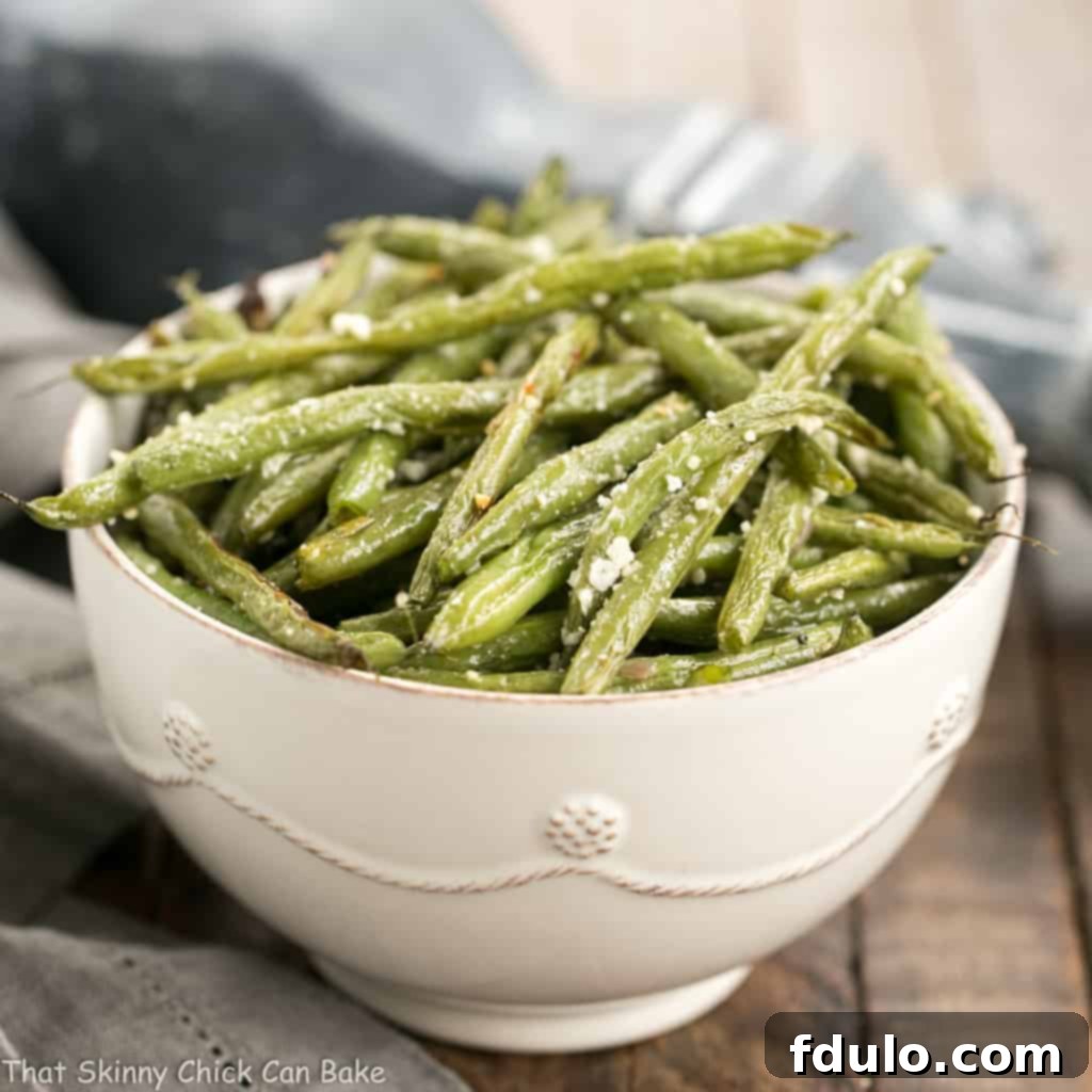 20 Must Try Fall Recipes 7 Garlic Parmesan Roasted Green Beans