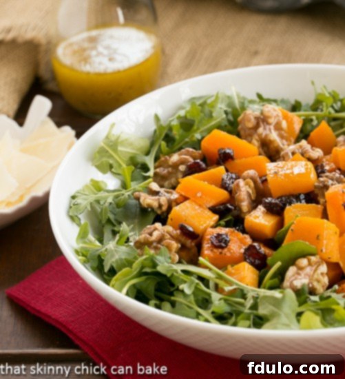20 Must Try Fall Recipes 8 Arugula Salad with Roasted Butternut Squash