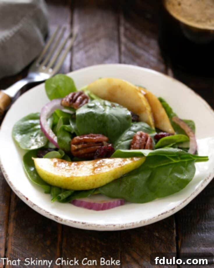 Autumn Root Roast with Zesty Dijon Drizzle 3 Spinach Salad with Pears, Cranberries and Candied Pecans