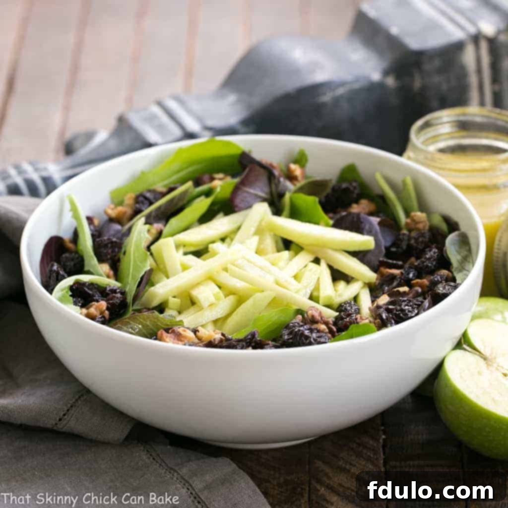 Autumn Root Roast with Zesty Dijon Drizzle 4 Apple, Cherry, Walnut Salad