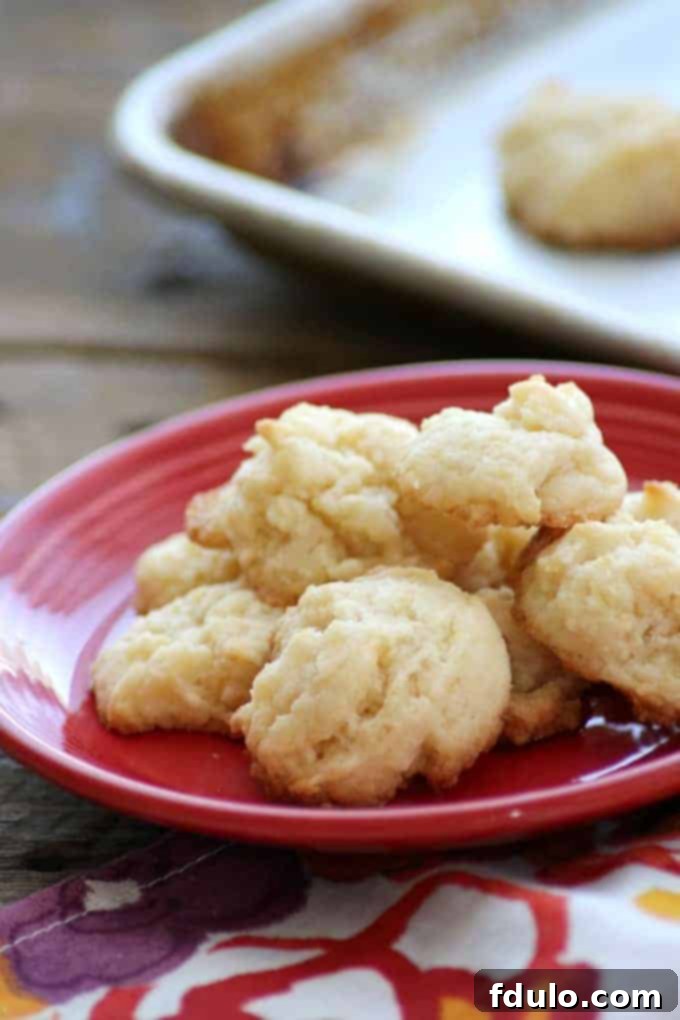 Cream Cheese Cookies, soft, tender, and subtly sweet, ideal for Christmas baking and sharing.