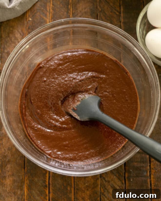 Fudgy Brownies Step 3.