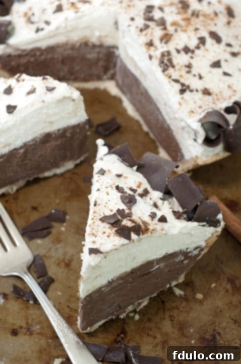 Luscious No-Bake Cinnamon French Silk Pie, a delightful twist on a classic.