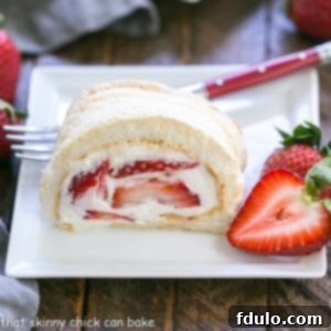 Delicate Strawberry Meringue Swirl 2 Strawberry Filled Meringue Roulade