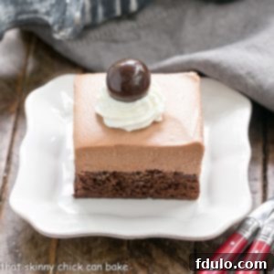 Decadent French Silk Pie Brownies, beautifully presented and ready to serve.