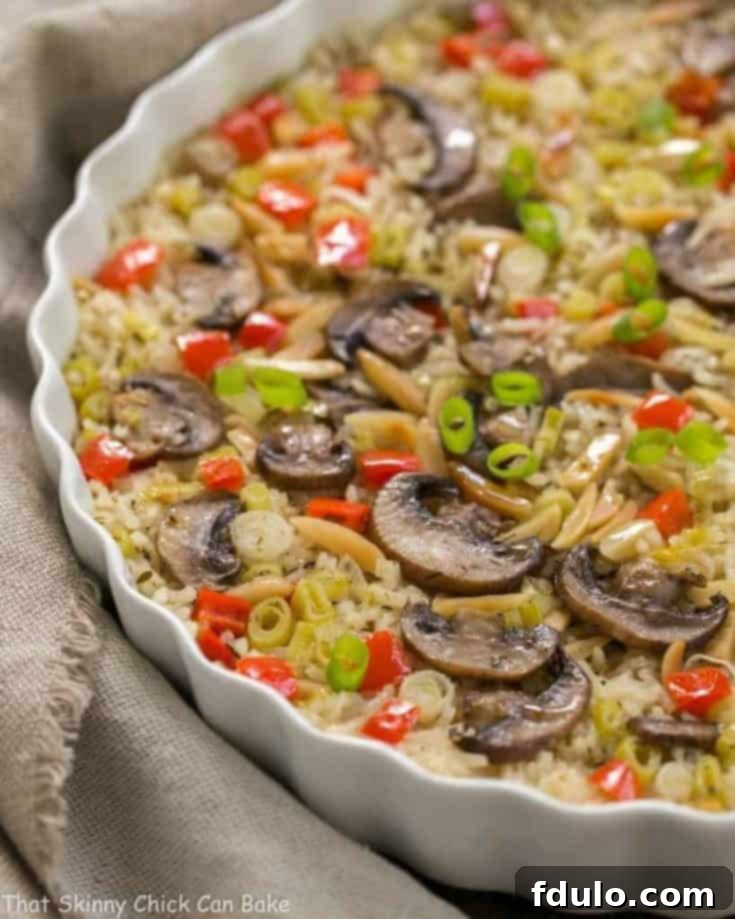 Italian Rice Pilaf with Toasted Almonds