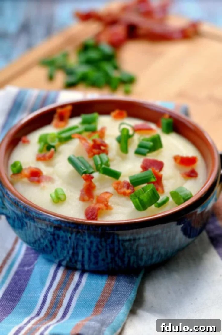 Crockpot Paleo Baked Potato Soup - A Deliciously Creamy Potato Soup