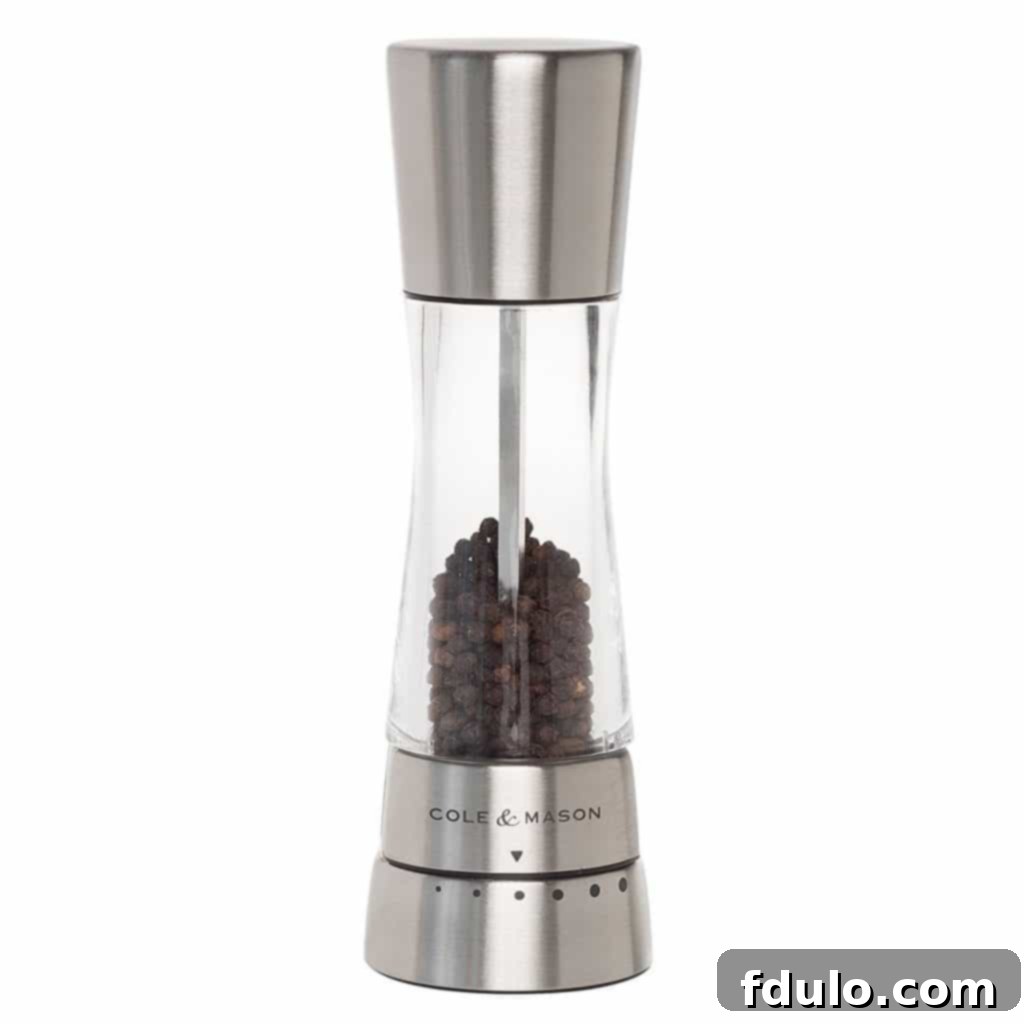 Elegant Cole & Mason Salt and Pepper Mill Grinder Set