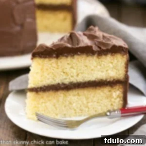 Perfect Yellow Cake Recipe with Chocolate Buttercream