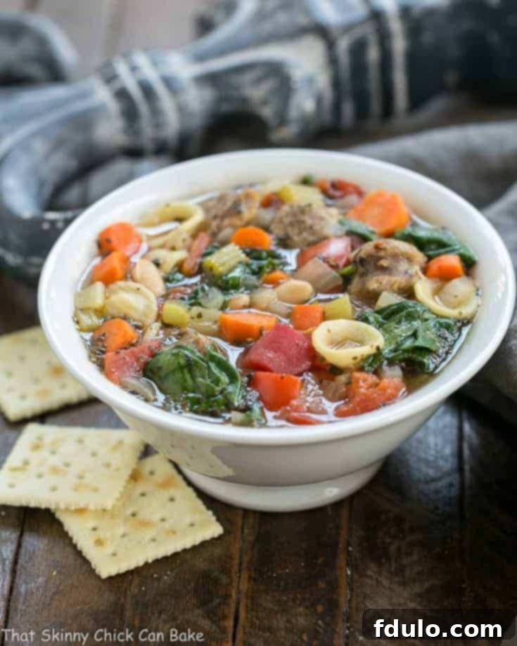 Italian Sausage and Pasta Soup | An easy, comforting meal!