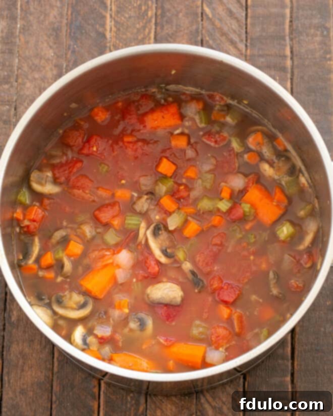 Red Wine Braised Pot Roast with Savory Mushrooms and Ripe Tomatoes 6 How to make pot roast process shot 4.