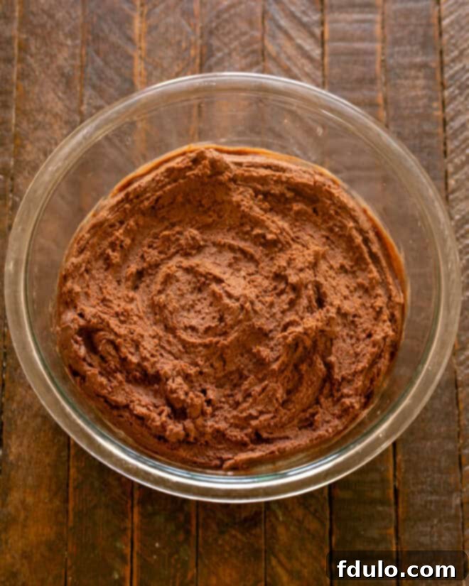 Decadent Four-Chocolate Cookies 5 Chocolate cookies step 3.