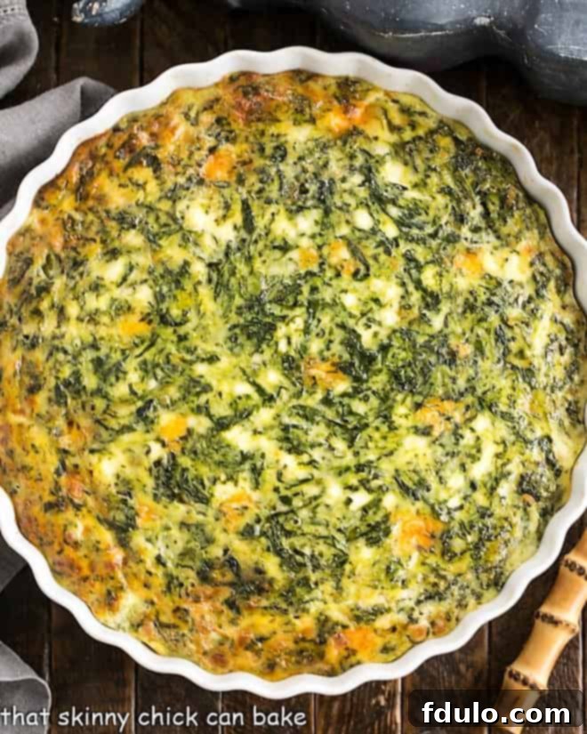 Step-by-step image 4: Baked spinach soufflé fresh out of the oven, ready to serve.